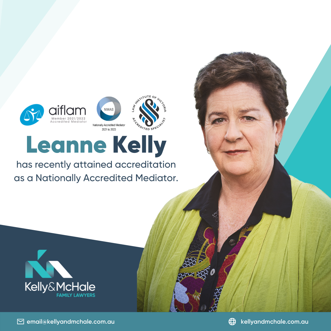 Leanne Kelly recognised as a Nationally Accredited Mediator